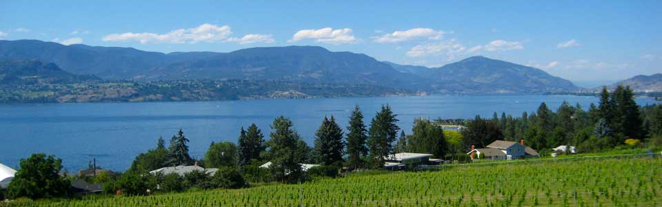 Okanagan Lake near Kelowna, BC